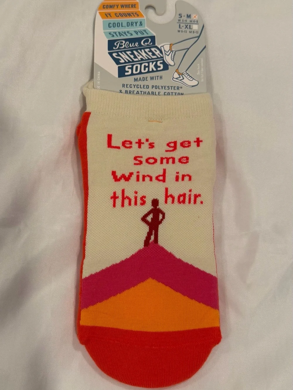 NWT Blue Q Sneaker Socks (Cushioned No-Show Socks)